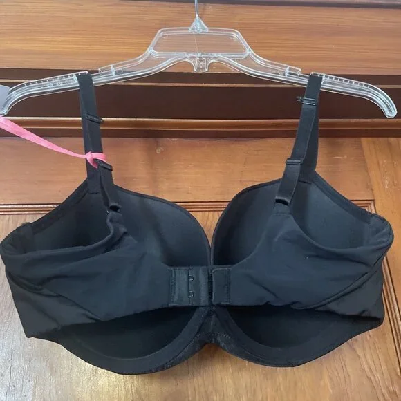 Cleo by Panache Faith Molded Plunge Underwire Bra Women's 10666 Size 34F Black - Picture 6 of 8